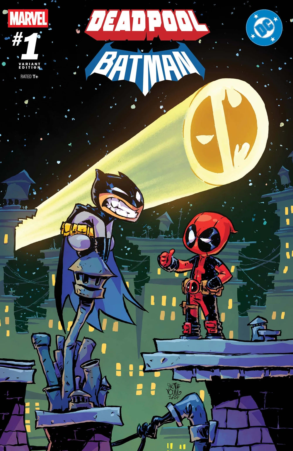Marvel/DC: Deadpool/Batman (Young Variant) #1 (2025)