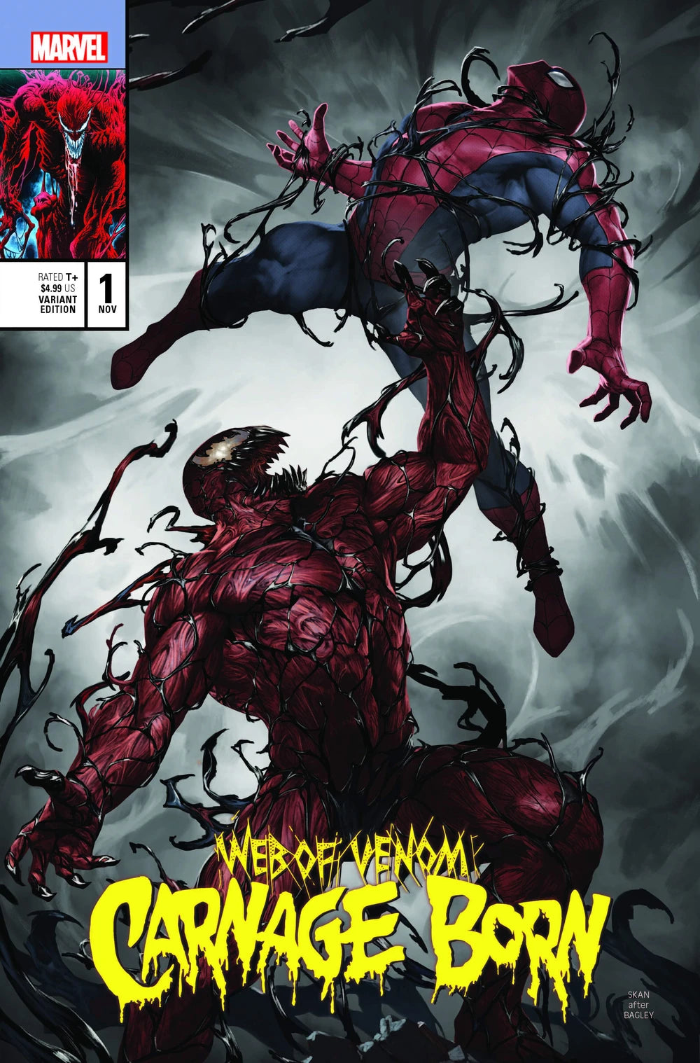 Web of Venom: Carnage Born (Frankie's Comics and Golden Apple Comics Exclusive Variant) #1 (2018)