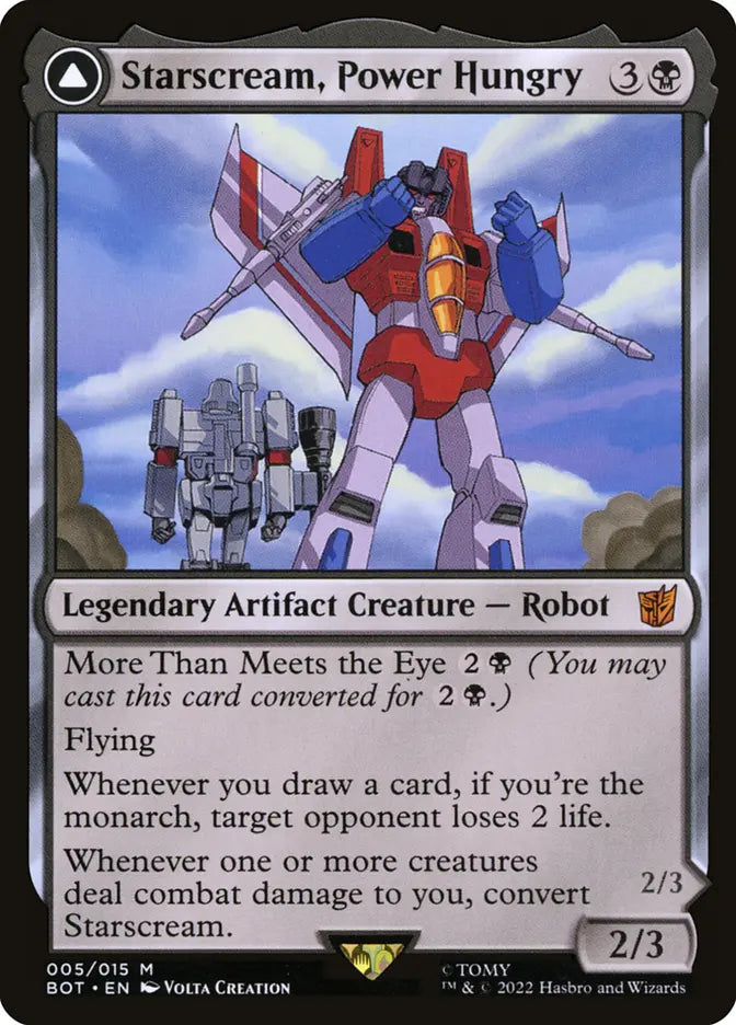 Starscream, Power Hungry // Starscream, Seeker Leader (5) — Universes Beyond: Transformers