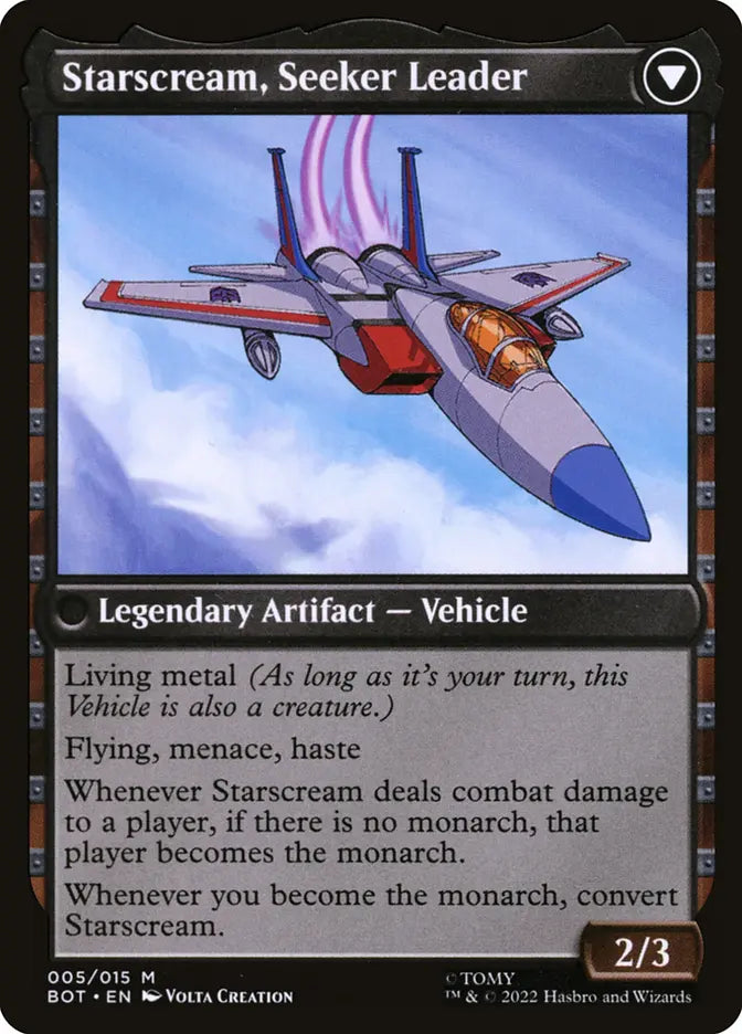 Starscream, Power Hungry // Starscream, Seeker Leader (5) — Universes Beyond: Transformers