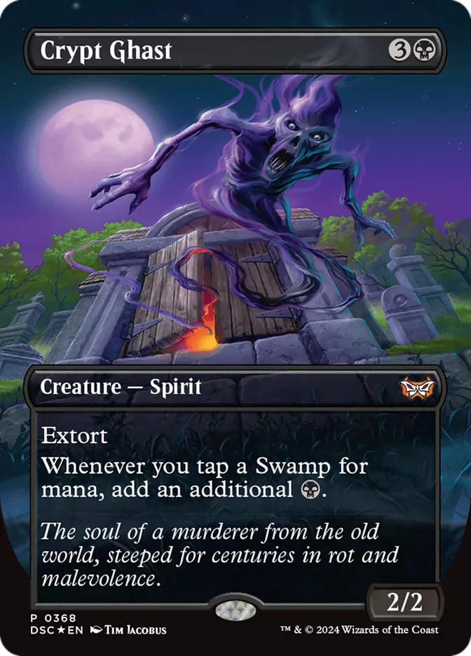 Crypt Ghast (368) — Commander: Duskmourn: House of Horror: Extras [Foil]