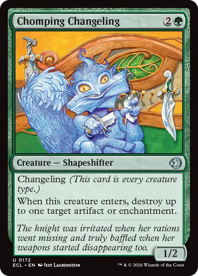 Chomping Changeling (172) — Lorwyn Eclipsed