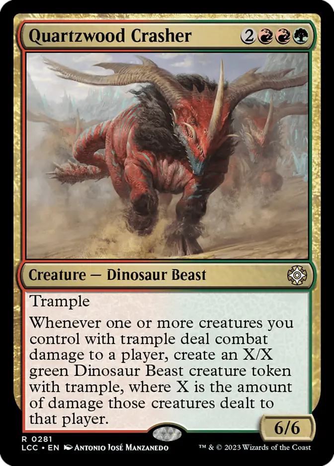 Quartzwood Crasher (281) — Commander: The Lost Caverns of Ixalan