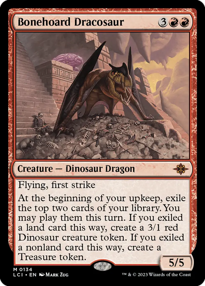 Bonehoard Dracosaur (134) — The Lost Caverns of Ixalan