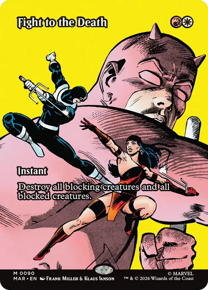 Fight to the Death (90) — Marvel Source Material Cards