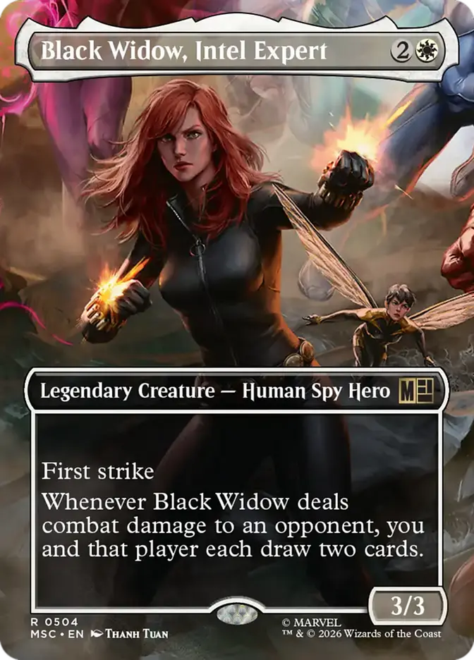 Black Widow, Intel Expert (504) — Commander: Marvel Super Heroes: Extras