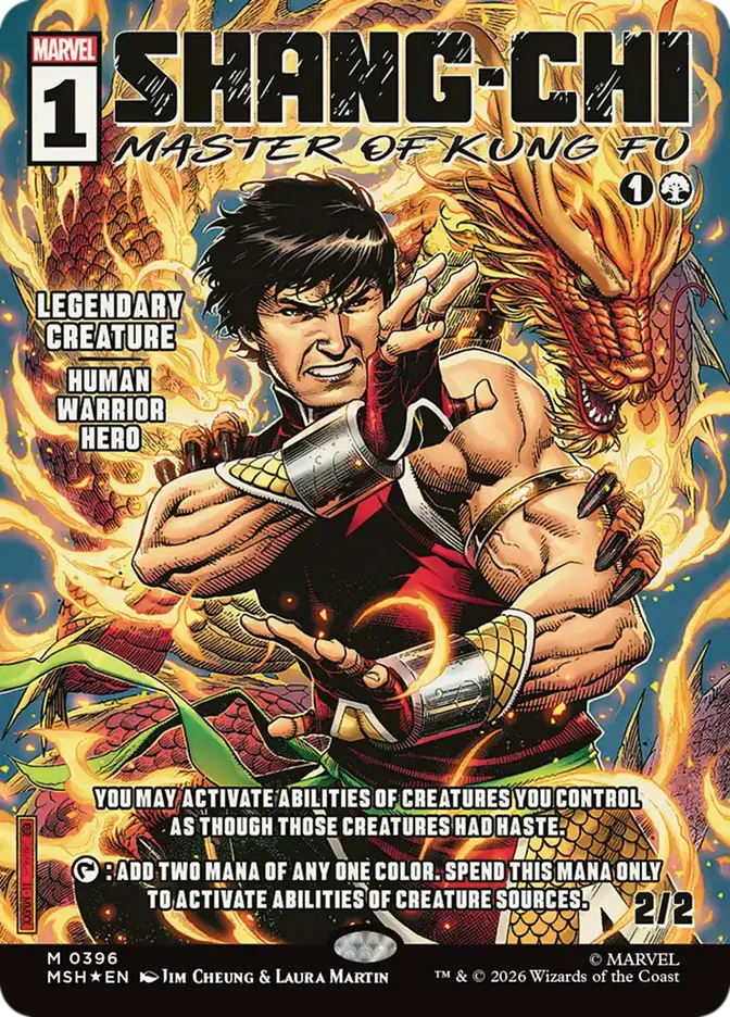 Shang-Chi, Master of Kung Fu (396) — Marvel Super Heroes: Extras [Foil]