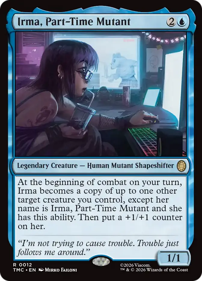 Irma, Part-Time Mutant (12) — Commander: Teenage Mutant Ninja Turtles